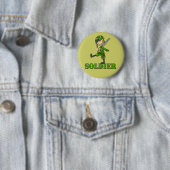 Soldat-Stickfigur Button (Beispiel)