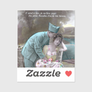 Soldat und Lover Aufkleber