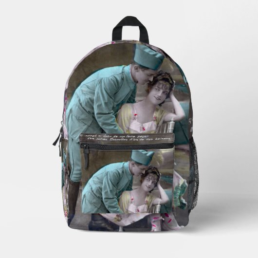 Soldat und Lover Bedruckter Rucksack (Vorderseite)