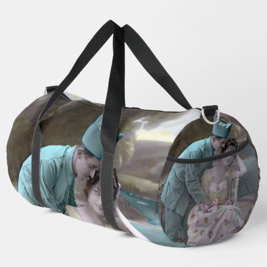 Soldat und Lover Duffle Bag (Rechte Ecke)