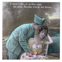 Soldat und Lover Fliese