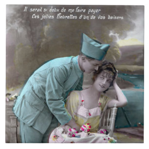 Soldat und Lover Fliese
