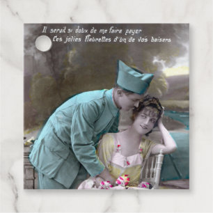 Soldat und Lover Geschenkanhänger