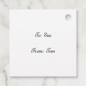 Soldat und Lover Geschenkanhänger (Rückseite)