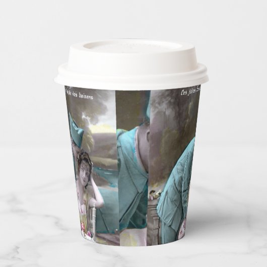 Soldat und Lover Pappbecher (Links)