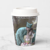 Soldat und Lover Pappbecher (Rückseite)
