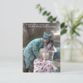 Soldat und Lover Postkarte (Stehend Vorderseite)