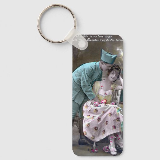 Soldat und Lover Schlüsselanhänger (Vorderseite)