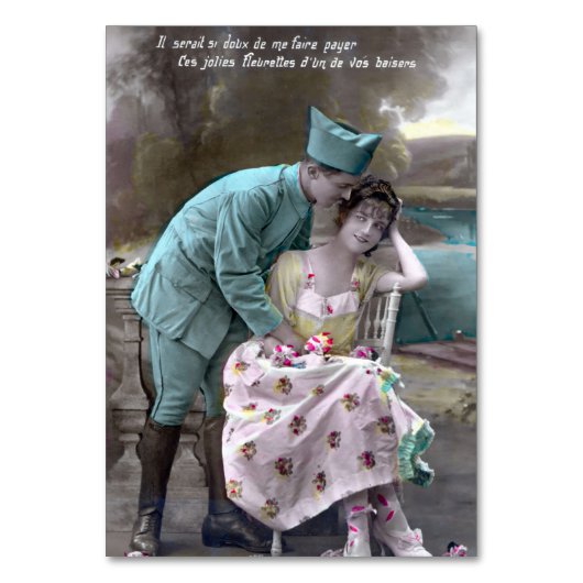 Soldat und Lover Tischnummer (Vorderseite)