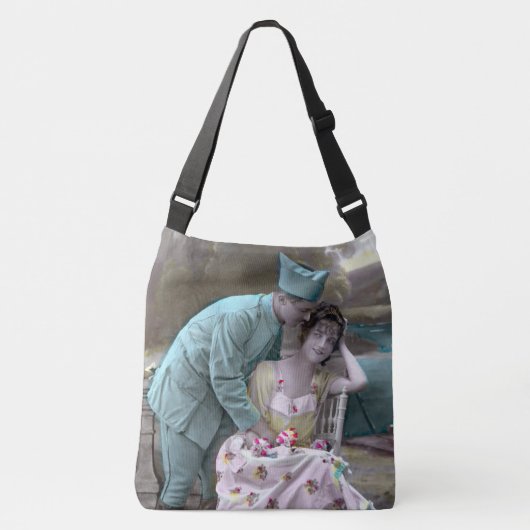 Soldat und Lover Tragetaschen Mit Langen Trägern (Vorderseite)