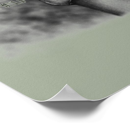 Soldat Warrior - Die Hintergrundfarbe des Todes an Poster (Ecke)