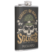 Soldat Zitat Flachmann (Rechts)