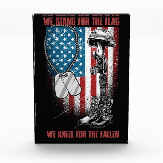 Soldat Zitat Fotoblock (Vorderseite)