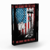 Soldat Zitat Fotoblock (Links)