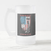 Soldat Zitat Mattglas Bierglas (Links)