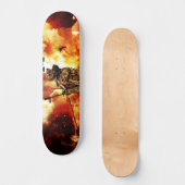 Soldaten am Skate Deck oder an der Wand Skateboard (Vorderseite)