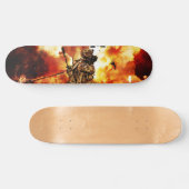 Soldaten am Skate Deck oder an der Wand Skateboard (Horizontal)
