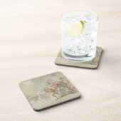 Soldaten auf einem im März 1805 (Stift u. Tinte Getränkeuntersetzer (Rechte Seite)