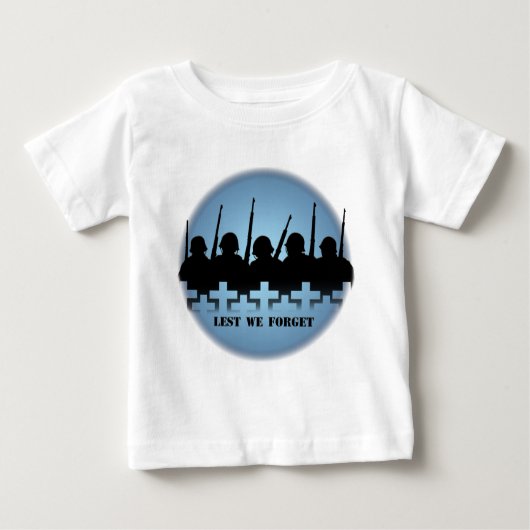 Soldaten Baby T - Shirt Krieg Frieden, damit wir n (Vorderseite)