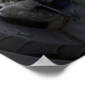 Soldaten beobachten Gefahren Poster (Ecke)