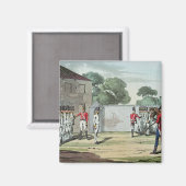 Soldaten-Bohren, 1807 Magnet (Vorderseite/Rückseite)