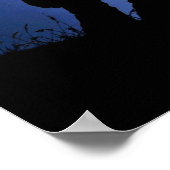 Soldaten der Armee-Silhouetten Poster (Ecke)