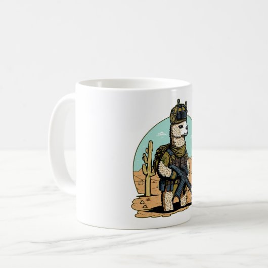 Soldaten der Pferdearmee Kaffeetasse (Vorderseite Links)