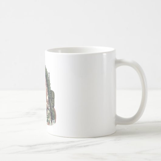 Soldaten der Pferdearmee Kaffeetasse (Rechts)