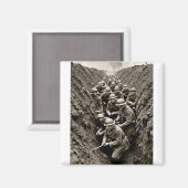 Soldaten der Somme Magnet (Vorderseite/Rückseite)