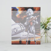 Soldaten der Vintagen Science Fiction (Stehend Vorderseite)