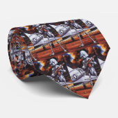 Soldaten der Vintagen Science Fiction Krawatte (Gerollt)