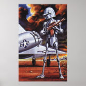 Soldaten der Vintagen Science Fiction Poster (Vorne)