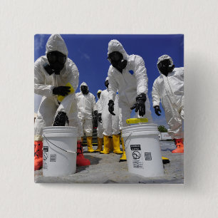 Soldaten des 457. Chemiebattalions Button