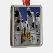 Soldaten des 457. Chemiebattalions Silbernes Ornament (Rechts)