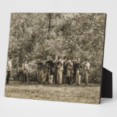 Soldaten des zivilen Krieges Fotoplatte (Seite)