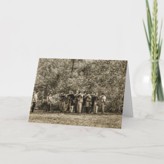 Soldaten des zivilen Krieges Karte (Vorderseite)