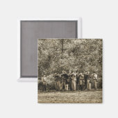 Soldaten des zivilen Krieges Magnet (Vorderseite/Rückseite)