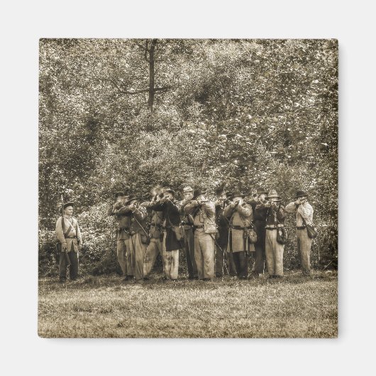 Soldaten des zivilen Krieges Magnet (Vorne)