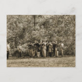Soldaten des zivilen Krieges Postkarte (Vorderseite)