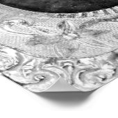 Soldaten des Zivilen Schwarzen Krieges, 1860er Poster (Ecke)