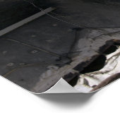 Soldaten, die die Treppe eines Gebäude hinauflaufe Poster (Ecke)