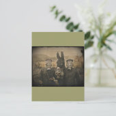 Soldaten, Donkey und Gasmasken Postkarte (Stehend Vorderseite)