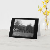 Soldaten durch das Appomattox Gerichtsgebäude 1865 Karte (Gelbe Blume)