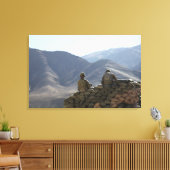 Soldaten führen Kommunikationsausrüstung ein Leinwanddruck (Insitu (Wohnzimmer))