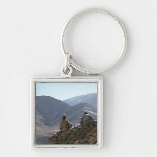 Soldaten führen Kommunikationsausrüstung ein Schlüsselanhänger (Vorne)