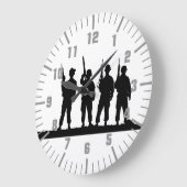 Soldaten Große Wanduhr (Winkel)