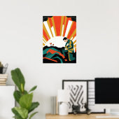 Soldaten-Illustrationsposter Poster (Heimbüro)