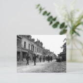 Soldaten in Caen Postkarte (Stehend Vorderseite)