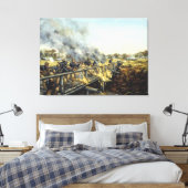 Soldaten in der Sonne von Donna Neary Print Leinwanddruck (Insitu (Schlafzimmer))
