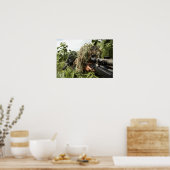 Soldaten in Gigillie-Anzügen Poster (Küche)